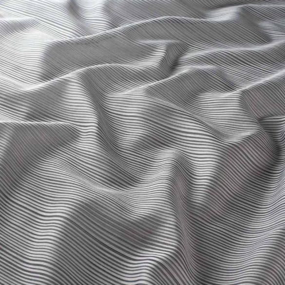 Voile tissé à rayures Pin argile Jab 310 cm