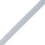 Galon chevron 20 mm bleu gris