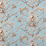 Toile de jouy fond bleu Ludivine Thevenon