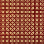 Tissu extérieur Cannage velours brique raphia Thevenon