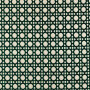 Tissu extérieur Cannage velours vert écru Thevenon