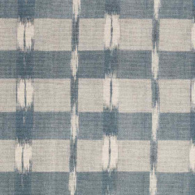 Tissu extérieur French Ikat denim Thevenon