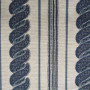 Tissu extérieur Menerbes Stripe indigo écru Thevenon