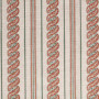 Tissu extérieur Menerbes Stripe cayenne écru Thevenon