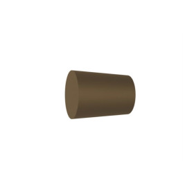 Embout pommeau Ø20 mm bronze forgé, lot de 2