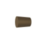 Embout pommeau Ø20 mm bronze forgé, lot de 2