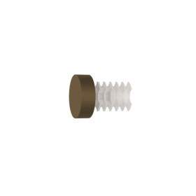Embout bouchon Ø20 mm bronze forgé, lot de 2