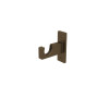 Support berceau Ø20 mm bronze forgé 45 mm, lot de 2