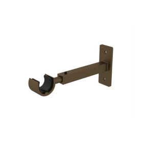 Support extensible Ø20 mm bronze forgé 110-160 mm, lot de 2