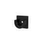 Support naissance Ø20 mm black forgé, lot de 2