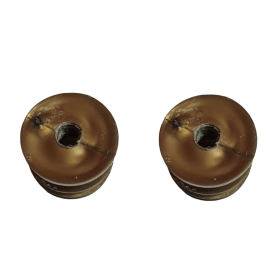 Embout rentrant pour tringle laiton ø28mm, lot de 2