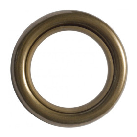 Anneau rideau Ø41x55 mm avec bague silencieuse laiton vieilli