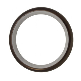 10 anneaux rideaux Ø30x38 mm avec bague silencieuse antic bronze