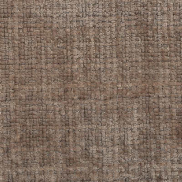 Tissu velours chenille Balmes brun Froca