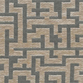 Velours géométrique Meta beige Froca