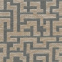 Velours géométrique Meta beige Froca