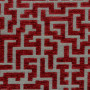 Velours géométrique Meta rouge Froca