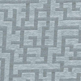 Velours géométrique Meta bleu gris Froca