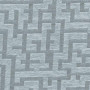 Velours géométrique Meta bleu gris Froca