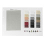 Nuancier tissu Sotexpro collection Sadyna Crocfeu