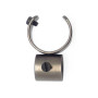 Collier berceau pour tringle ø28 mm etain vieilli