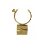 Collier berceau pour tringle ø20 mm décor laiton