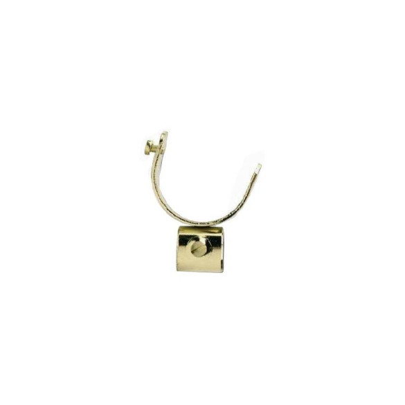 Collier berceau pour tringle ø35mm décor laiton