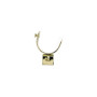 Collier berceau pour tringle ø35mm décor laiton