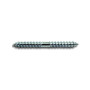 Vis double filetage pour raccord 2 tringles 4x40mm, lot de 2
