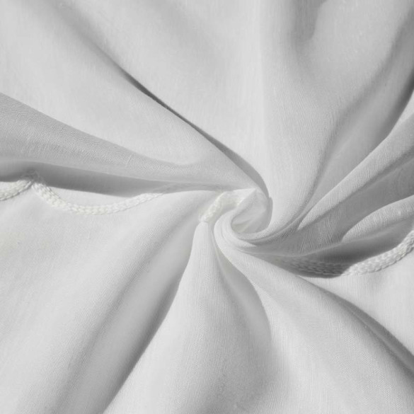 Voilage broderie cornely Perséphone blanc Didier Dassonville 300 cm