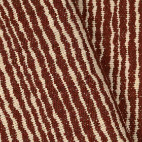 Jacquard rayé Tane mattone Casal