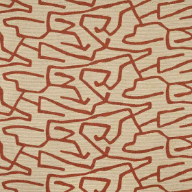 Jacquard graphique Tatau mattone Casal
