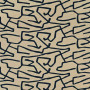Jacquard graphique Tatau notte Casal