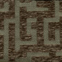 Velours géométrique Meta marron Froca