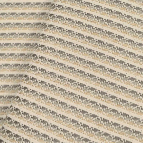 Tissu extérieur non feu Fidji galet Casal
