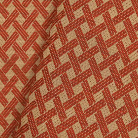 Tissu extérieur non feu Lombok orange brulée Casal