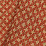 Tissu extérieur non feu Lombok orange brulée Casal