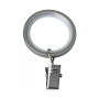 10 anneaux pince rideaux Ø25x19 mm nickel givré
