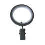 10 anneaux pince rideaux Ø25x19 mm noir mat