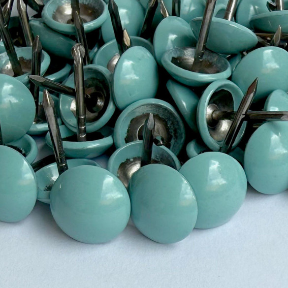 1000 clous tapissier prestige pastel turquoise Ø11 mm