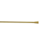 Barre de vitrage extensible embout pommeau décor laiton mat 60 à 100 cm