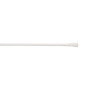 Barre de vitrage extensible embout pommeau blanc mat 60 à 100 cm