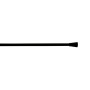 Barre de vitrage extensible embout pommeau noir mat 60 à 100 cm