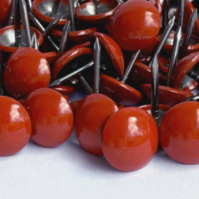 1000 clous tapissier prestige rouge corail Ø11 mm