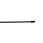 Barre de vitrage extensible embout cylindre noir mat 40 à 60 cm