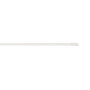 Barre de vitrage extensible embout cylindre perforé blanc mat 60 à 100 cm