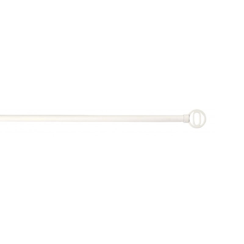 Flair Deco Barre de vitrage de Crochet Autocollant Ovale Extensible de 60 à 100 c (8 pièces
