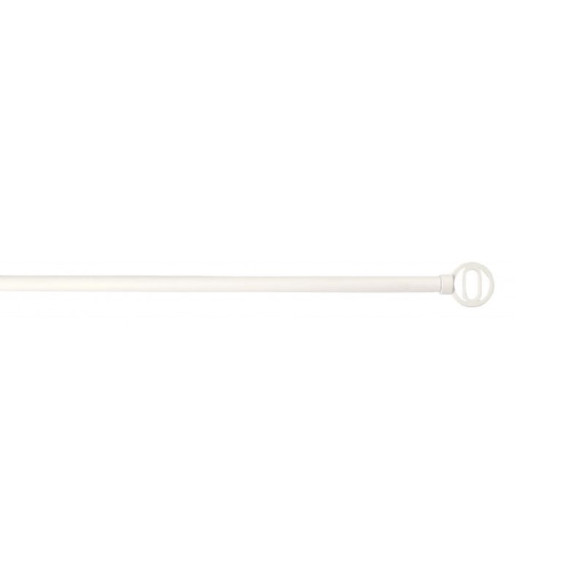 Barre de vitrage extensible embout visio blanc mat 40 à 60 cm