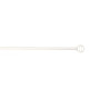 Barre de vitrage extensible embout visio blanc mat 60 à 100 cm