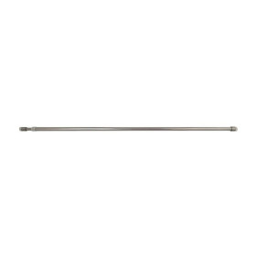 Tringle à pression extensible sans perçage nickel brossé 80 à 120 cm